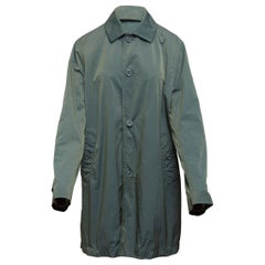 Boglioli Sage Green Nylon Coat