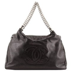 Chanel Rodeo Drive Hobo Perforated Leather Small