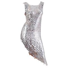 1960s Paco Rabanne Style Chain-Mail Dress