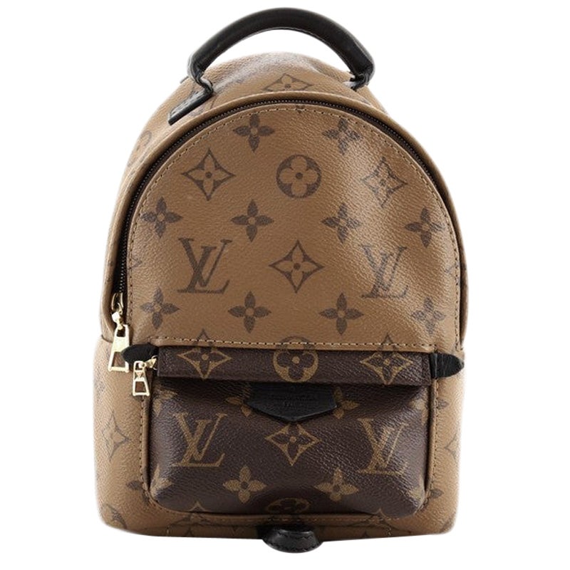 louis vuitton palm springs reverse monogram mini brown