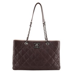 Chanel Be Caviar Tote Quilted Caviar Medium