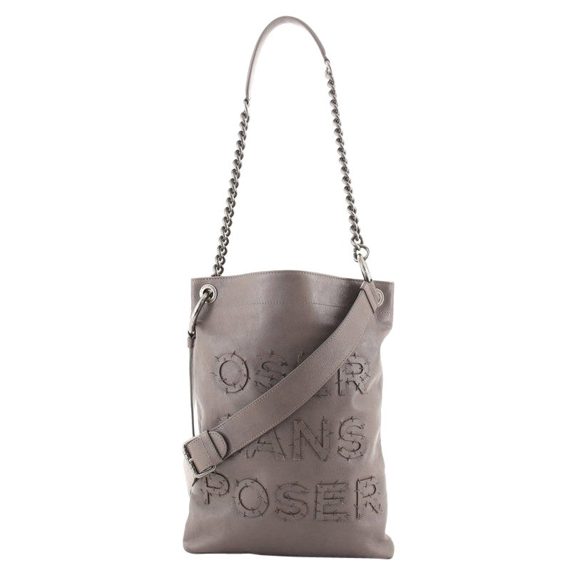 Chanel Oser Sans Poser Messenger Bag Calfskin at 1stDibs