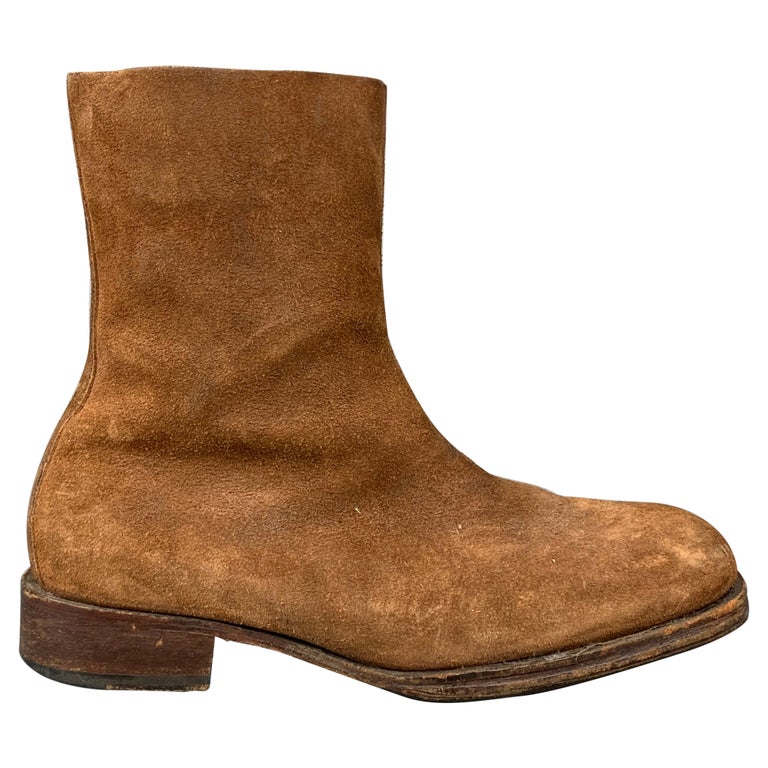 Margiela square cheap toe boots