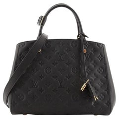 Buy Pre-owned & Brand new Luxury Louis Vuitton Black Monogram Empreinte  Montaigne MM Bag Online