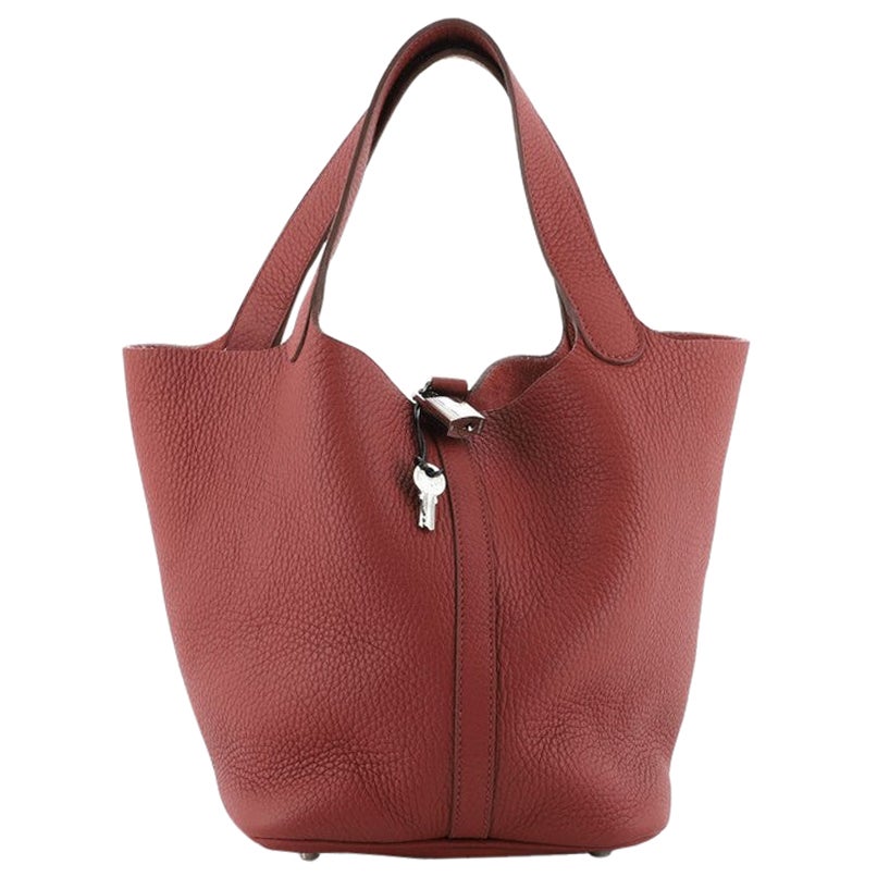 hermes picotin rouge grenat