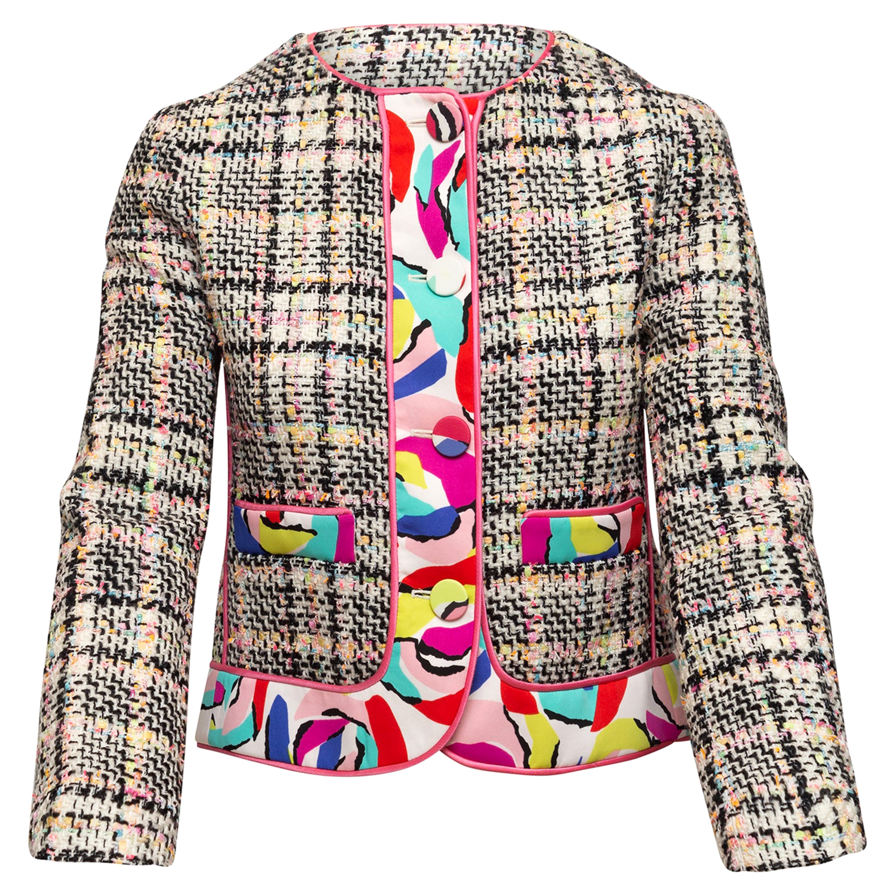 moschino tweed jacket