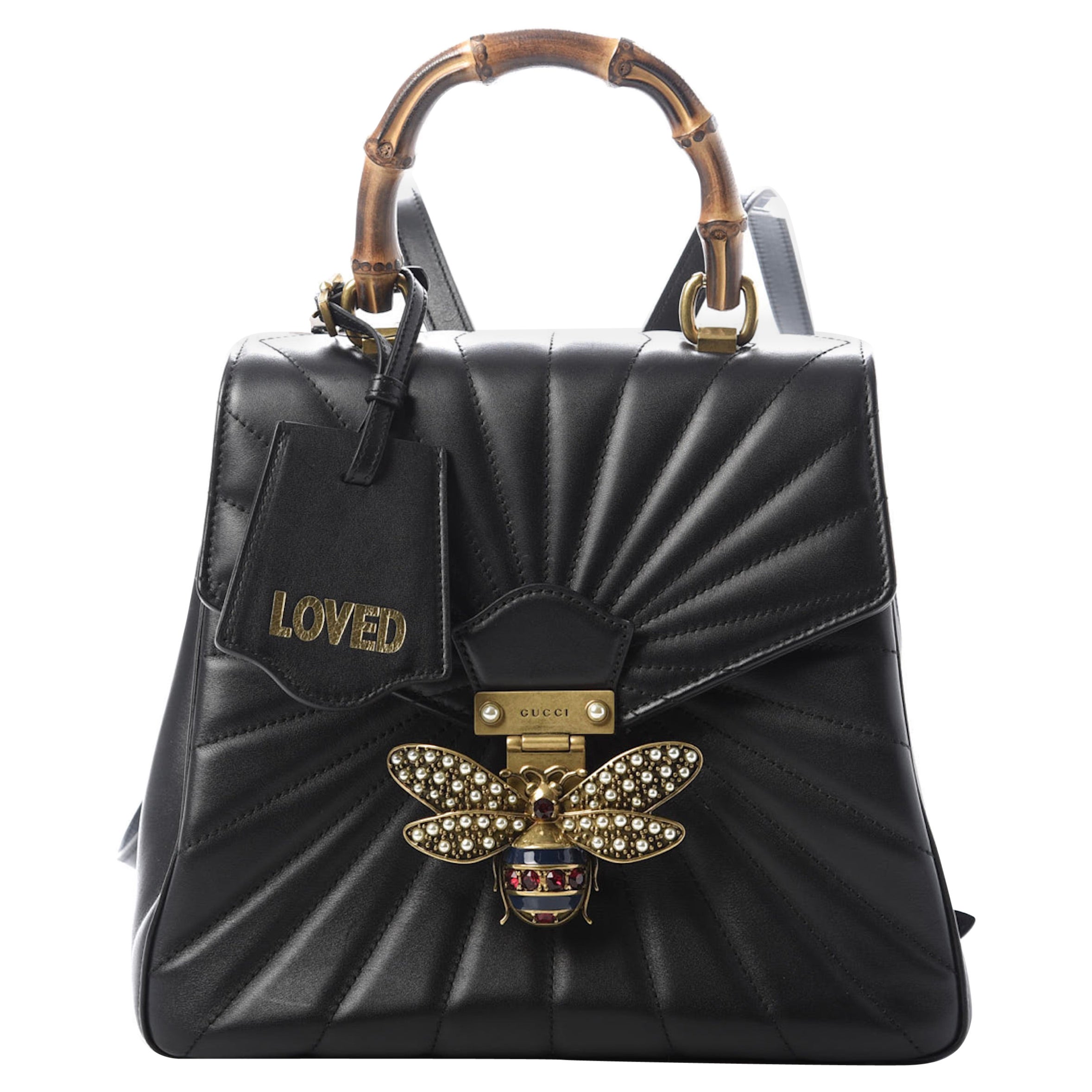  Gucci Queen Margaret Apollo Top Handle Backpack 