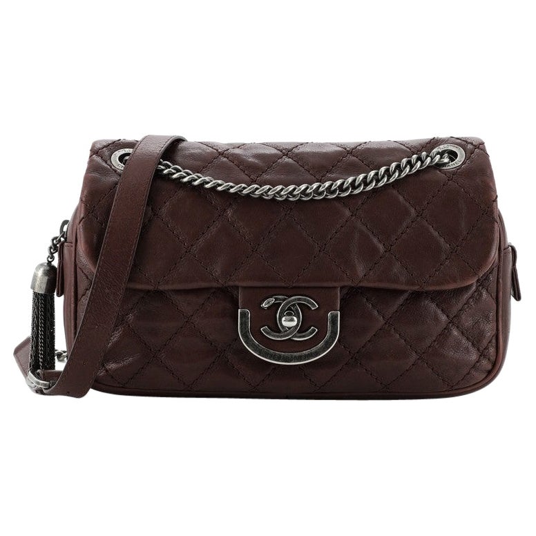 Chanel Paris-Edinburgh Coco Sporran Flap Bag Quilted Calfskin Medium