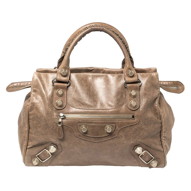 Four provide radical Balenciaga Noix Leather Giant 21 Midday Bag at 1stDibs
