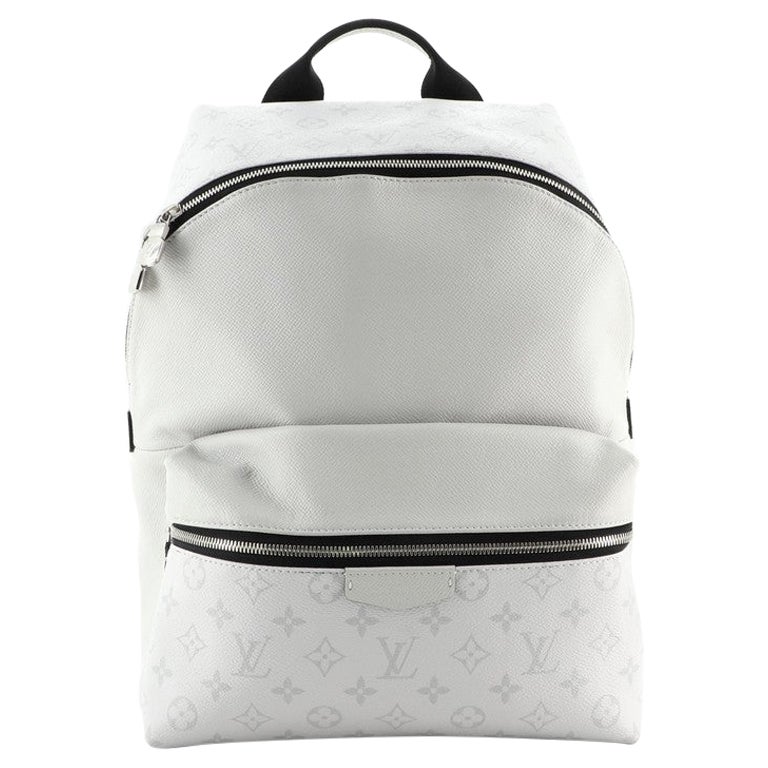 white lv backpack