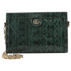 Gucci Ophidia Chain Shoulder Bag Snakeskin Small