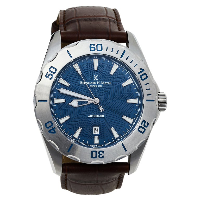 Bernhard H. Mayer Blue Limited Edition Ballad BH05/CWR Men's Wristwatch 44  mm at 1stDibs | bernhard h mayer ballad watch price, bernhard h mayer  ballad prix, bernhard h mayer depuis 1871