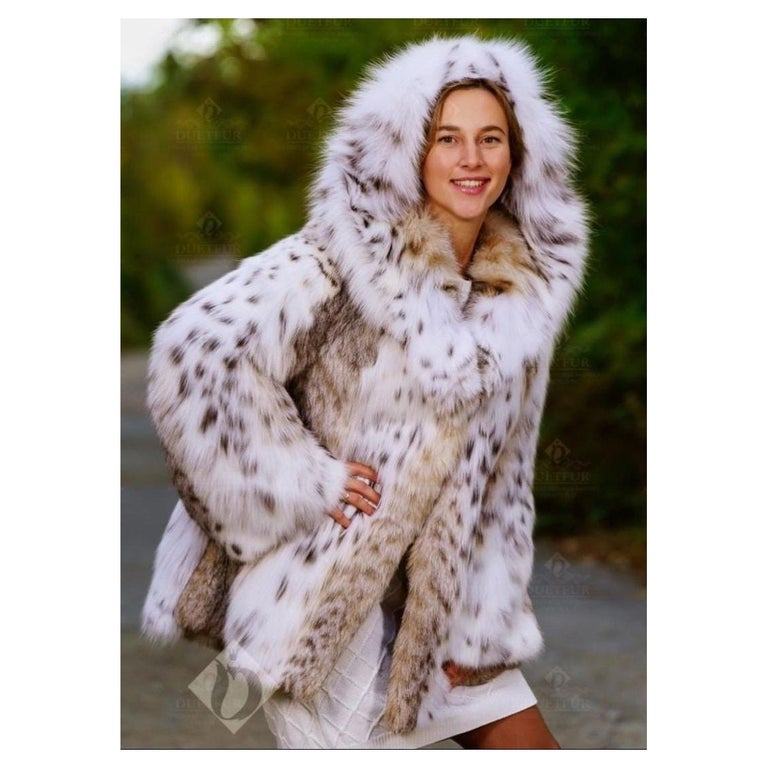 Brand new lynx fur coat size M For Sale at 1stDibs