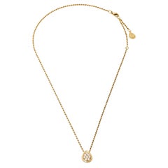 Boucheron Serpent Boheme Diamond 18K Yellow Gold S Motif Necklace