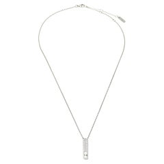 Messika My First Diamond Pave 18K White Gold Pendant Necklace