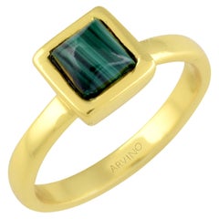 Malachite Pyramid Ring