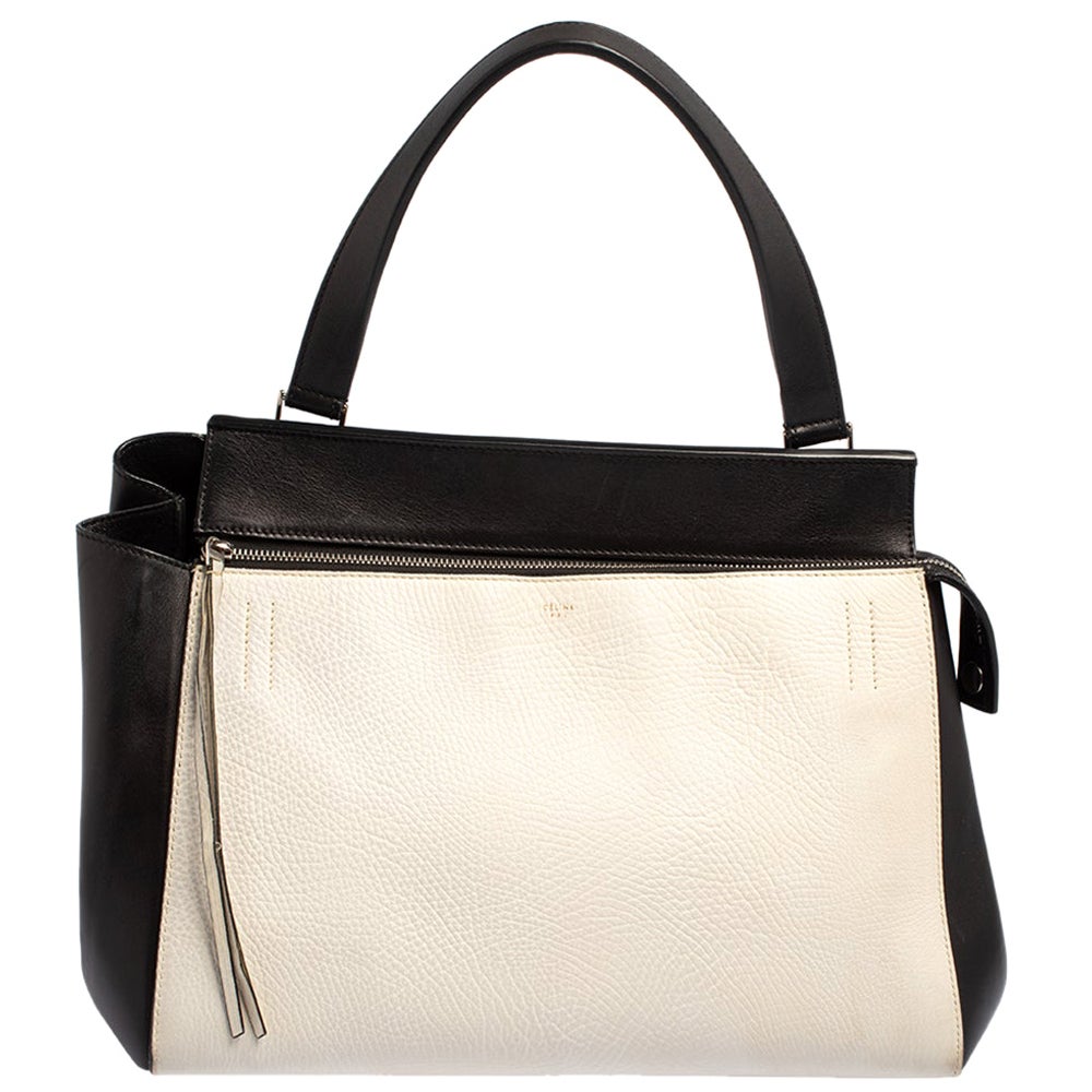 Celine Edge Bag Leather Large is the quintessential at 1stDibs celine