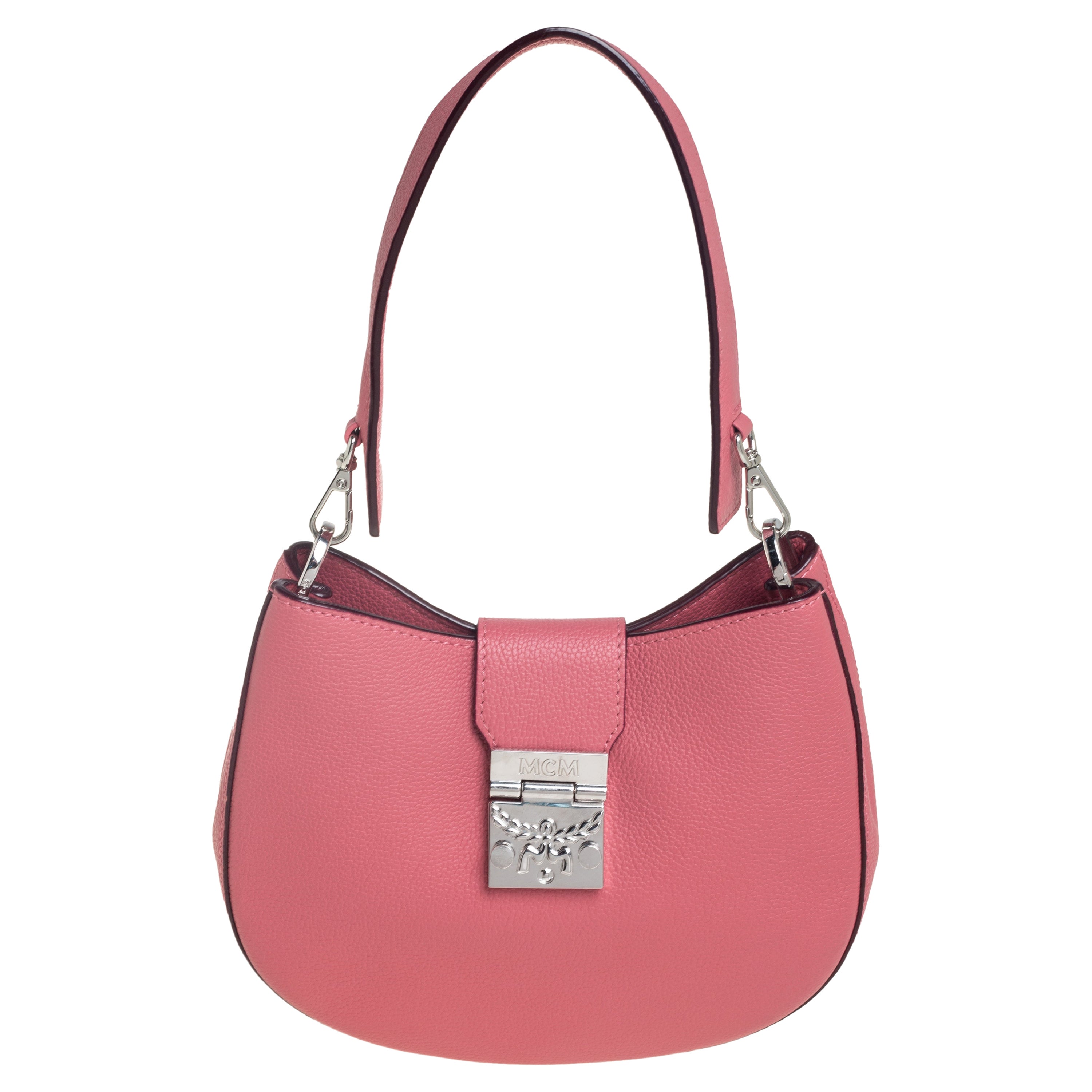 MCM Pink Leather Patricia Hobo