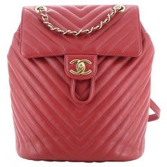 Chanel Urban Spirit Backpack Chevron Lambskin Small