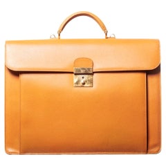 Gucci Tan Portfolio Large Briefcase Bag