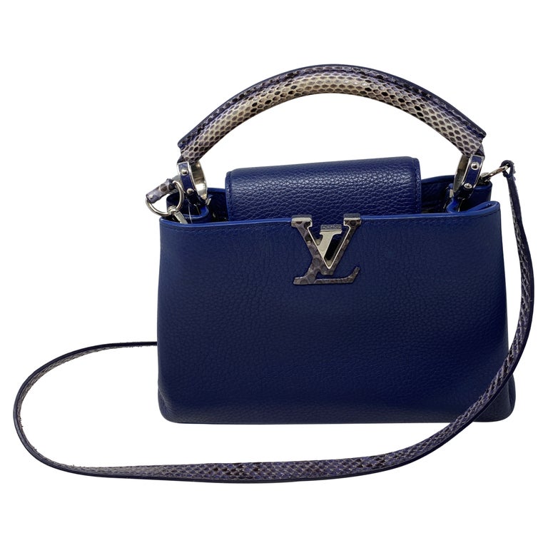 Louis Vuitton Capucine Python Bag  For Sale