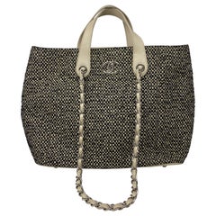 Chanel Tweed Cotton Tote Bag