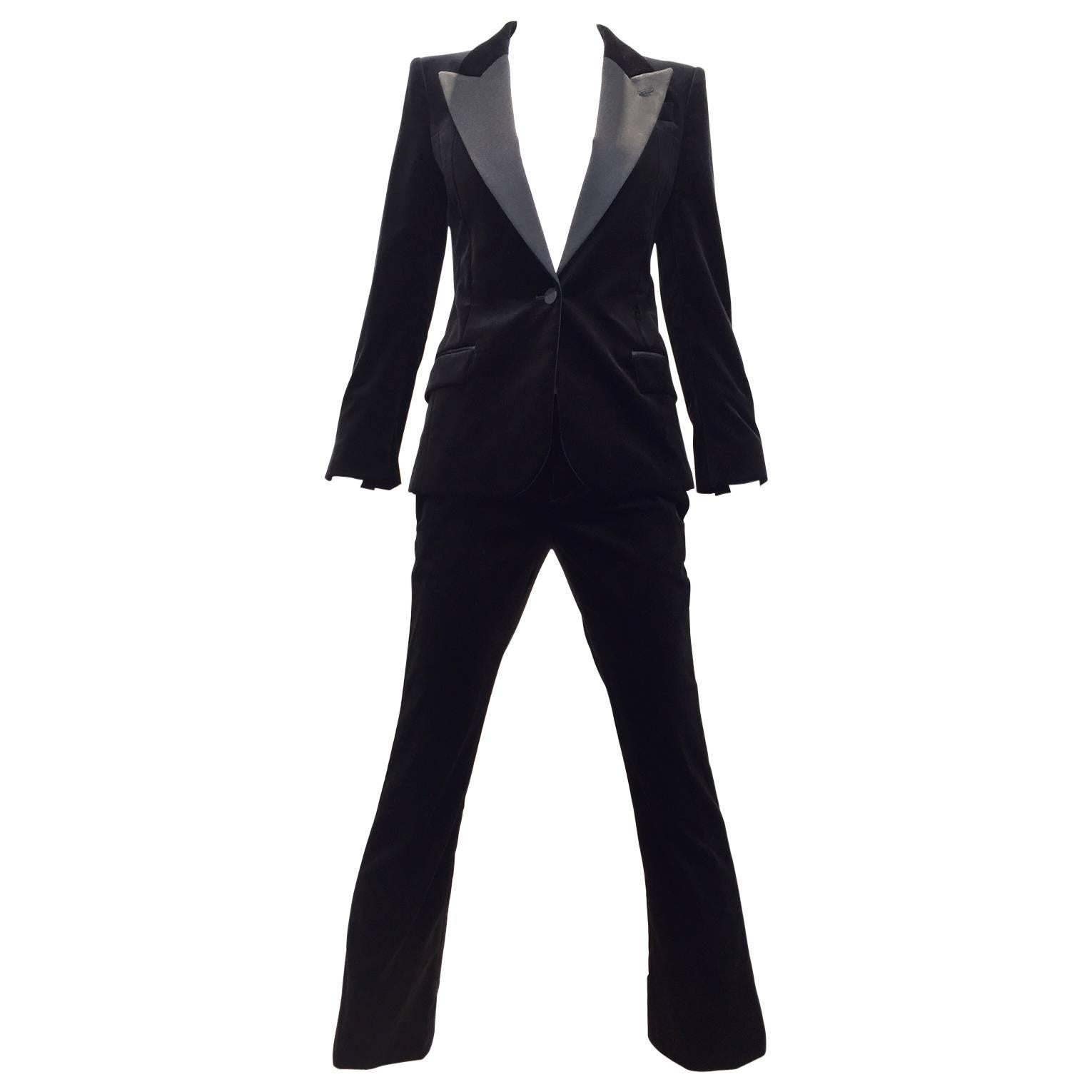 GUCCI Velvet pant suit