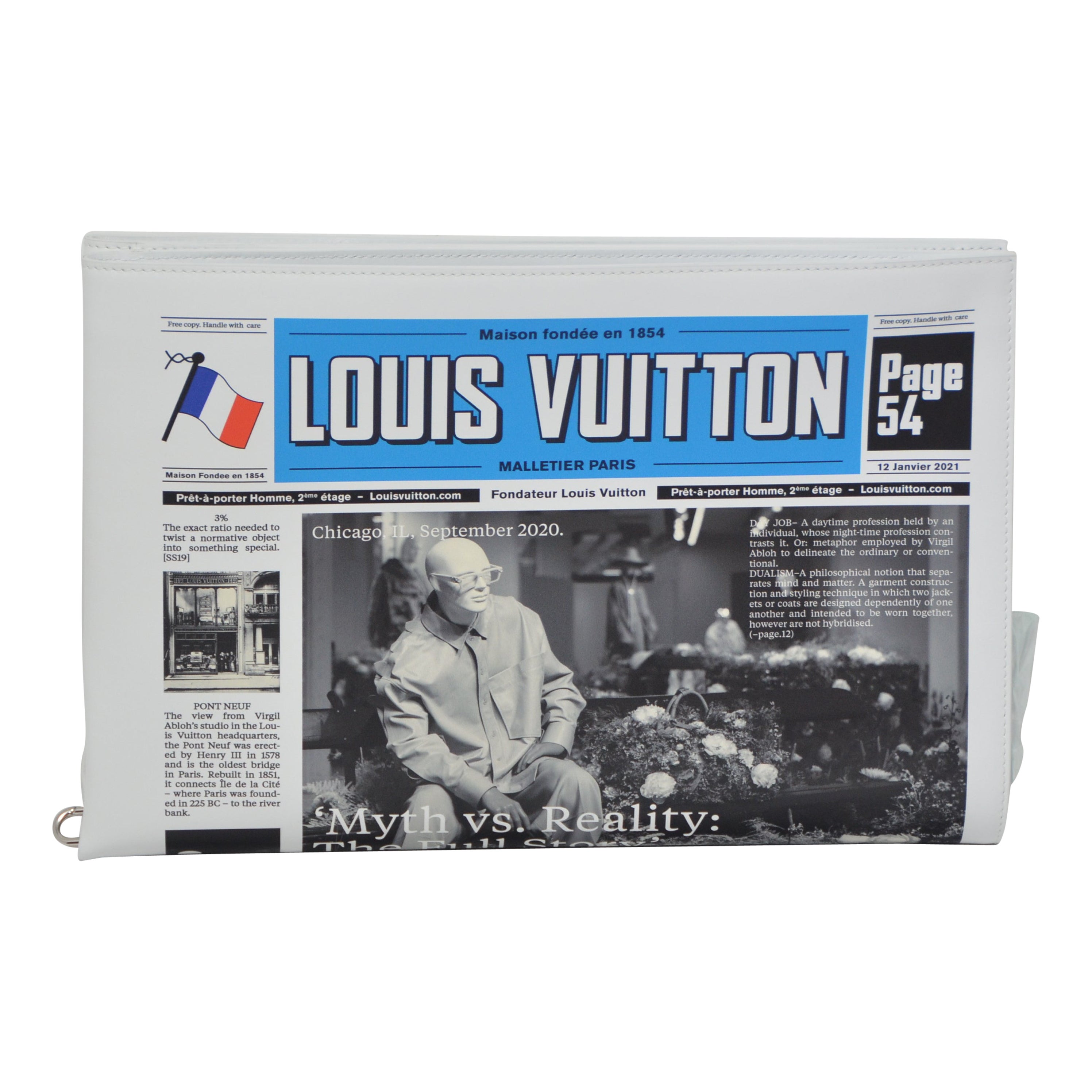 Louis Vuitton Newspaper Pouch NEW WITH TAGS For Sale at 1stDibs 
