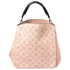 Louis Vuitton Magnolia Monogram Mahina Leather Babylone PM Bag at 1stDibs