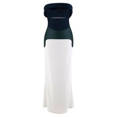 Antonio Berardi Colourblock Strapless Fitted Gown - US Size 6