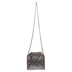 Sac Crossbody Falabella Stella McCartney Argent Métallique Faux Tiny