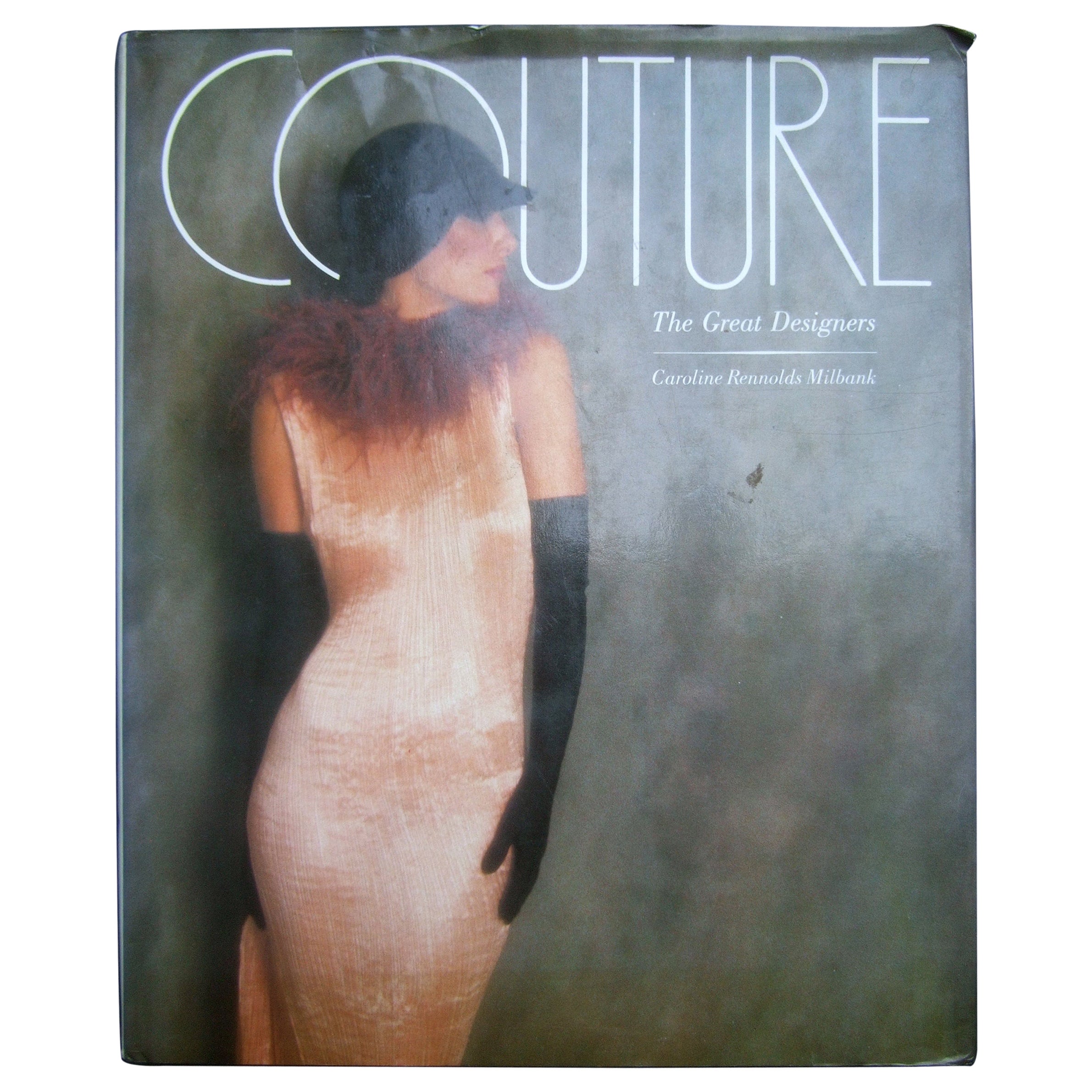 Couture The Great Designers Book by Caroline Rennolds Millbank c 1985 For Sale