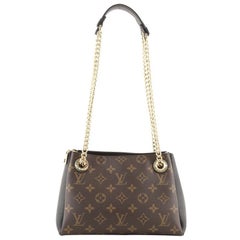 Replica Louis Vuitton M43774 Surene BB Monogram Coated Canvas and Grained  Calf Leather Women Shoulder bag Pink