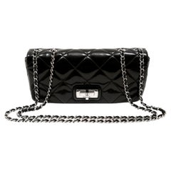 CHANEL Patent Mini Kelly Flap Bag Black, FASHIONPHILE