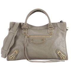 Balenciaga City Classic Metallic Edge Tasche Leder Medium