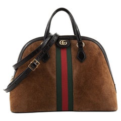 Gucci Ophidia Dome Top Handle Bag Suede Medium