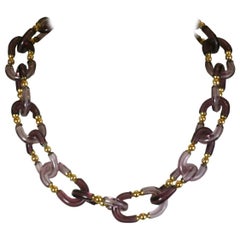 Archimede Seguso for Chanel Glass Link Chain