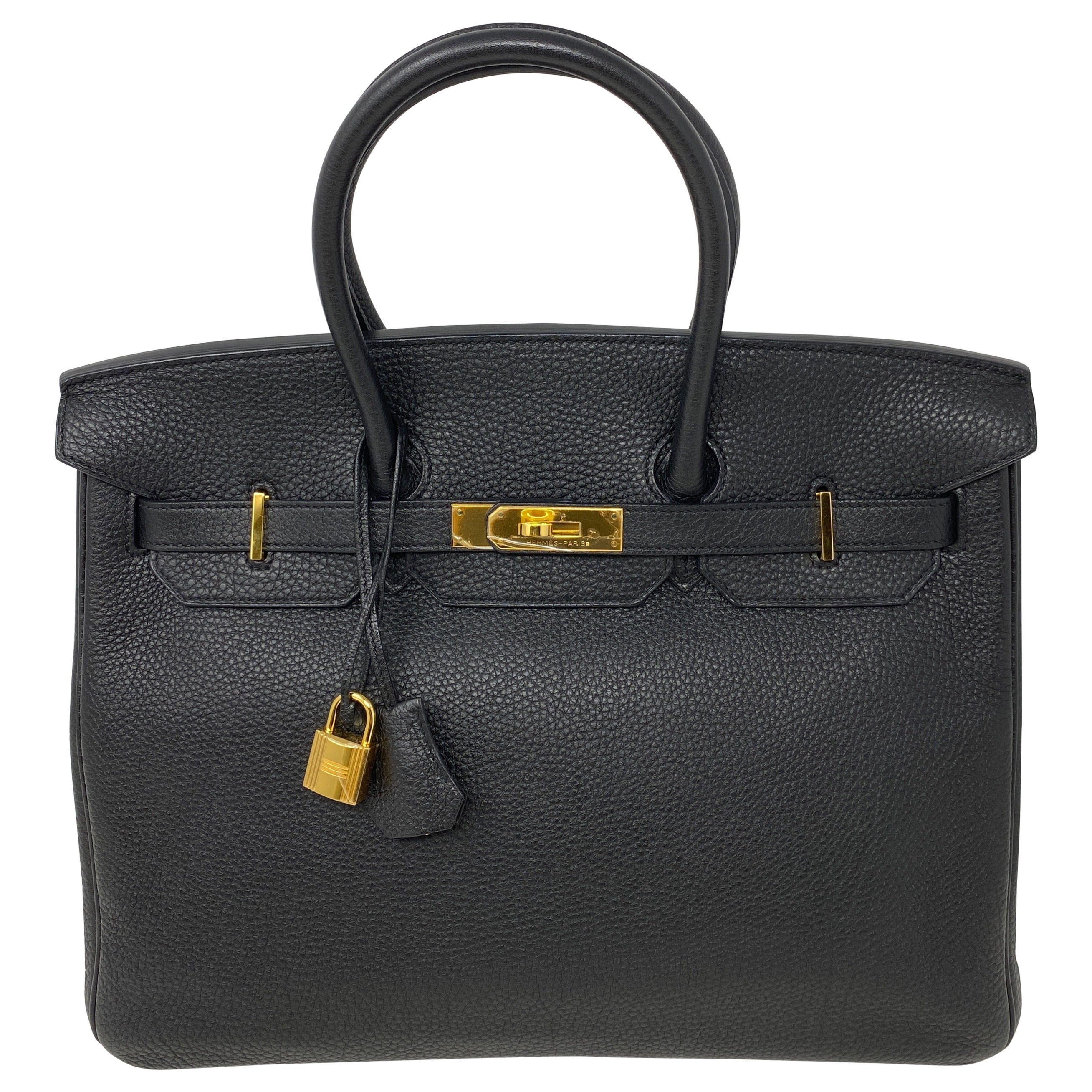 Hermes Birkin Black 35 Bag