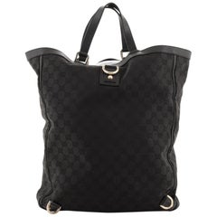 Gucci Abbey D-Ring Tote GG Canvas Tall