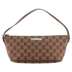 Gucci Boat Pochette GG Canvas Small