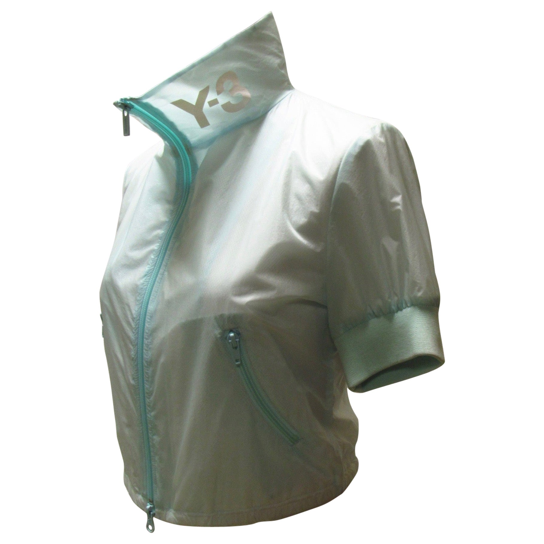 Y-3 Yohji Yamamoto Mint Cheerleader Jacket (Veste de pom-pom girl) en vente