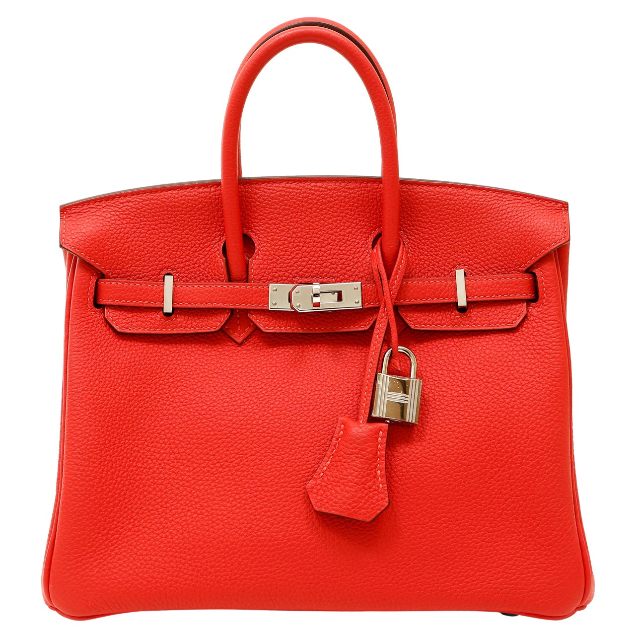  Hermès Lipstick Red Togo 25 cm Birkin Bag