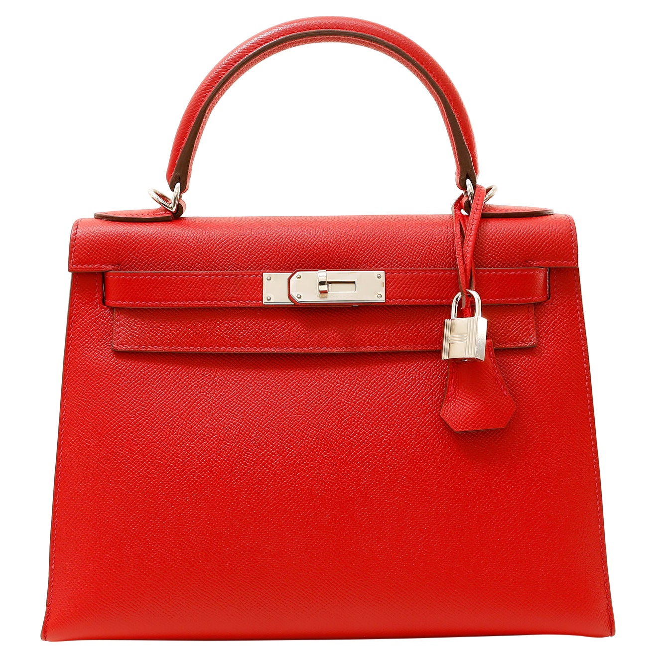 Hermès Lipstick Red Epsom 28 cm Kelly Bag