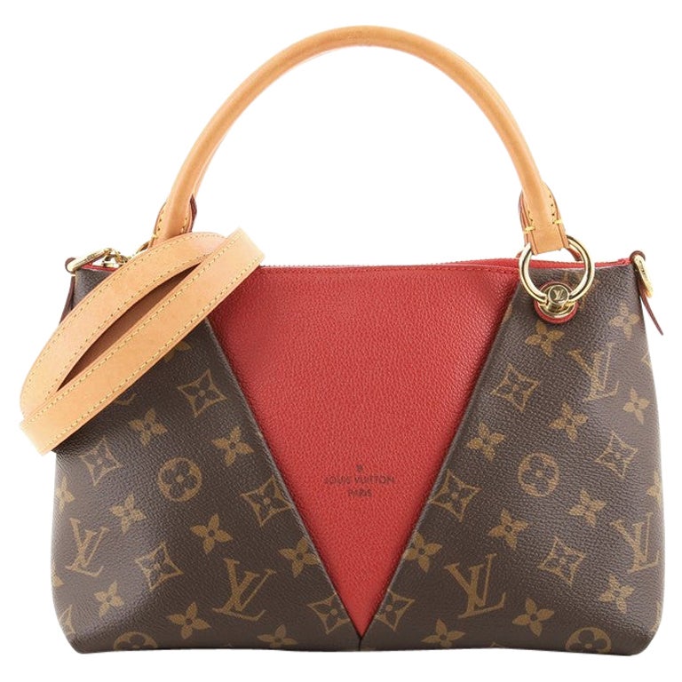 V Tote Monogram Canvas and Leather BB
