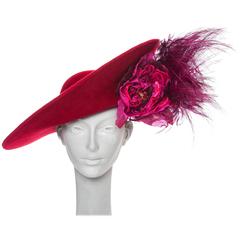 Philip Treacy Statement Side Slice Hat