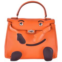 Hermes Kelly Doll Bag Orange Idole (Kelly Doll) Gulliver Orange JaneFinds