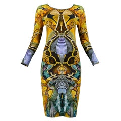 Das ikonische Alexander Mcqueen Plato's Atlantis Snake Print Kleid 2009