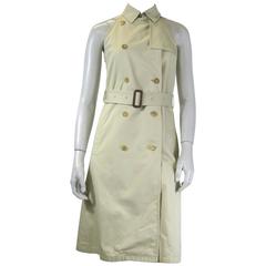 Burberry Trench Coat Open Back Dress