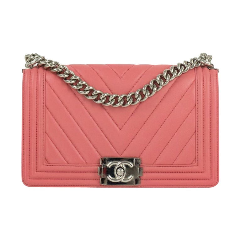 Chanel, Boy in pink leather For Sale