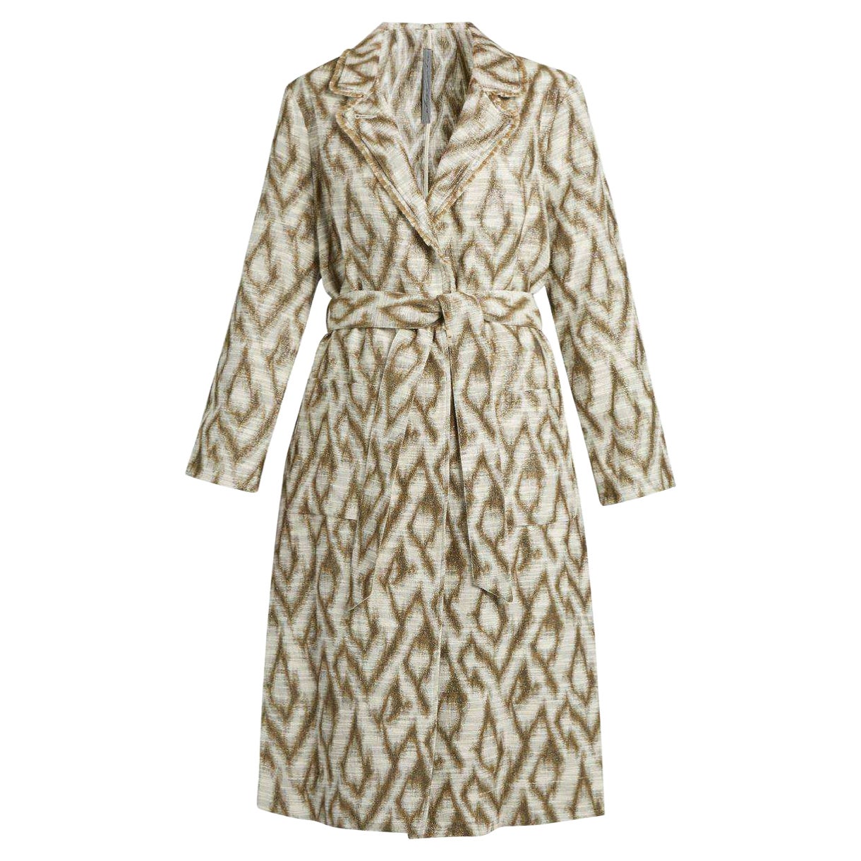 allegra animal print jacquard dress